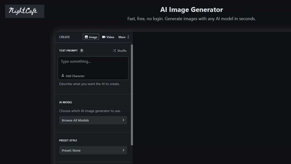 night cafe ai image generator