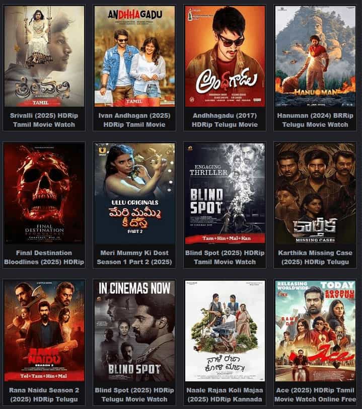 latest movies