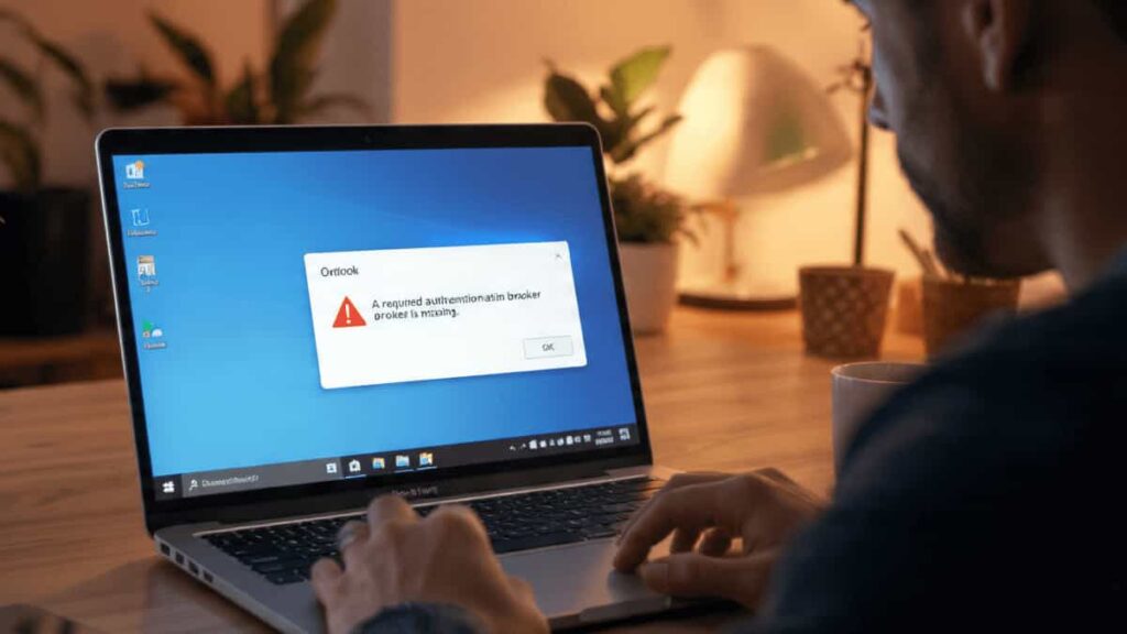 Fix: “A Required Authentication Broker is Missing” in Outlook & Microsoft 365