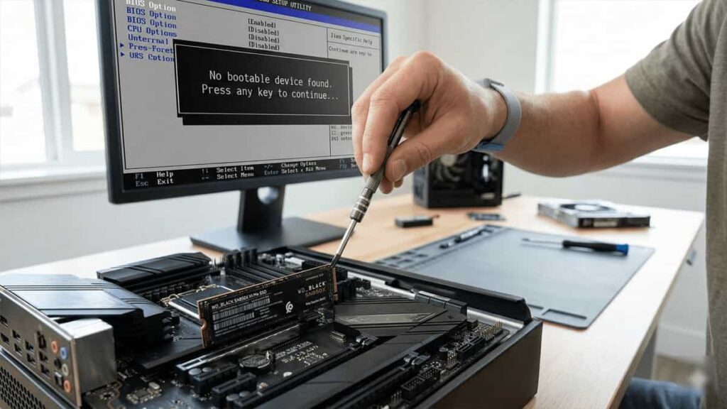 Fix WD BLACK SN850X NVMe SSD Not Detected in BIOS or Fails to Boot
