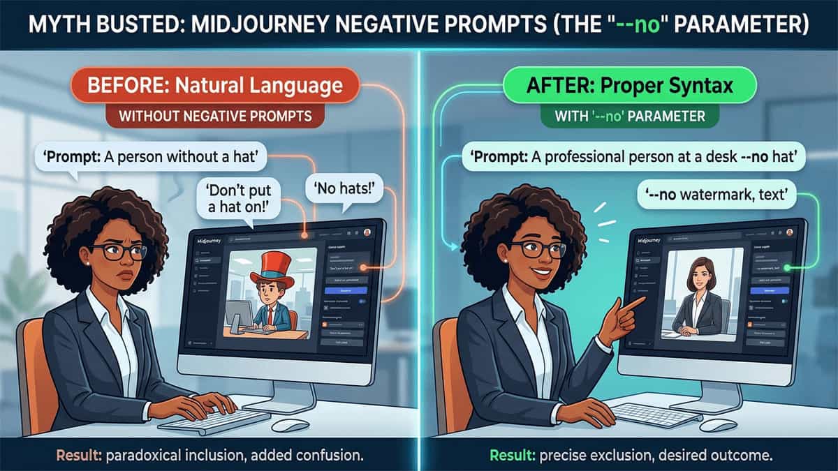 Myth Busted: Midjourney DOES Support Negative Prompts