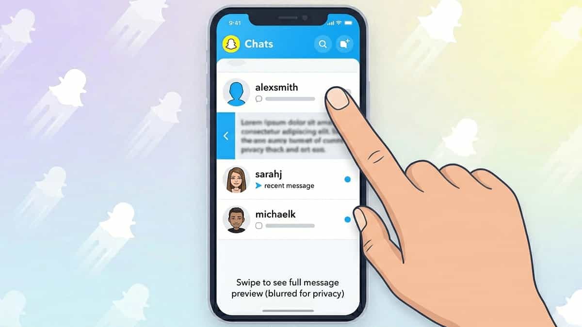 How to Half Swipe on Snapchat (Read Messages Without Opening)