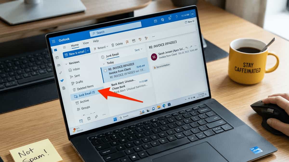 Outlook: Emails Going to Junk Folder