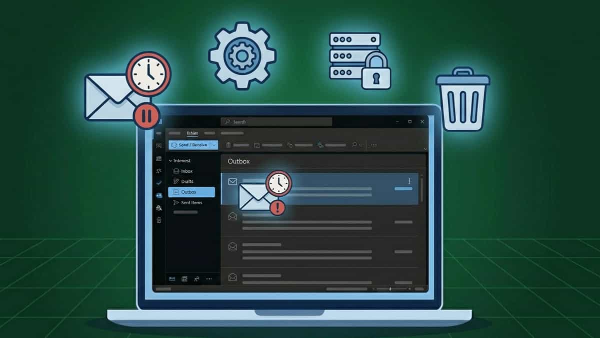 Fix: MS Outlook Messages Stuck in Outbox – Emails Won’t Send