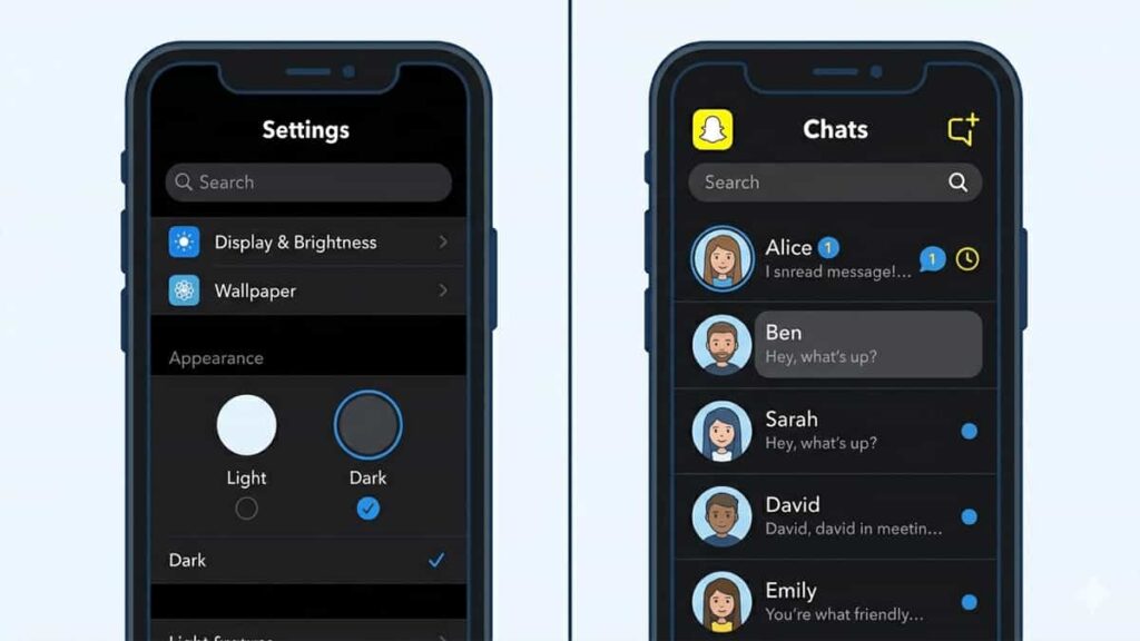 How to Make Snapchat Dark Mode (Android & iPhone)