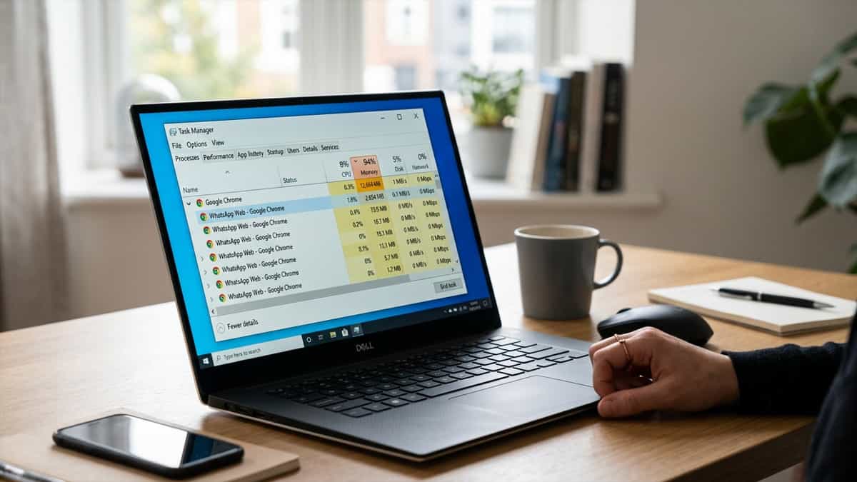 WhatsApp Web Windows RAM Overload